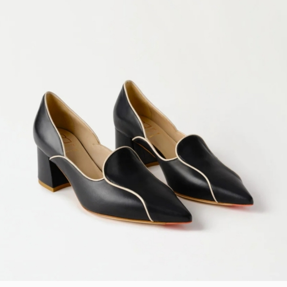 Mavette Fiona Loafers Chunky Heel Sz 41 /10 NEW